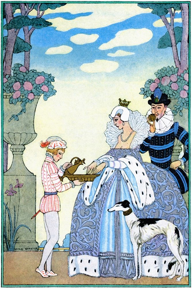 Elizabethan England art print by Georges Barbier for $57.95 CAD
