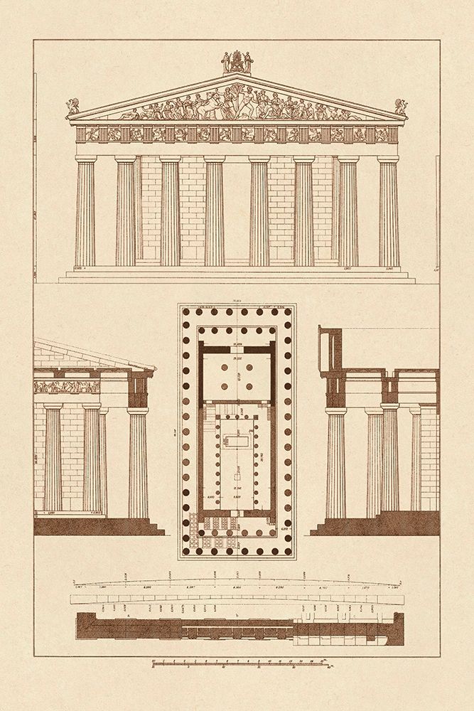 The Parthenon at Athens art print by J. Buhlmann for $57.95 CAD