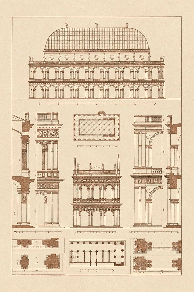 Basilica at Vicenza and Library of St. Marks at Venice art print by J. Buhlmann for $57.95 CAD