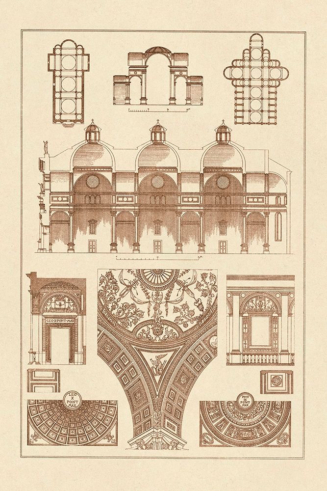 Cupola Vaulting of the Renaissance art print by J. Buhlmann for $57.95 CAD