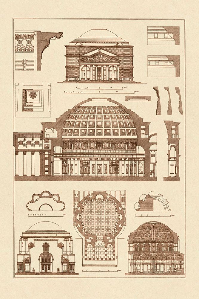 Roman Domical Vaulting art print by J. Buhlmann for $57.95 CAD