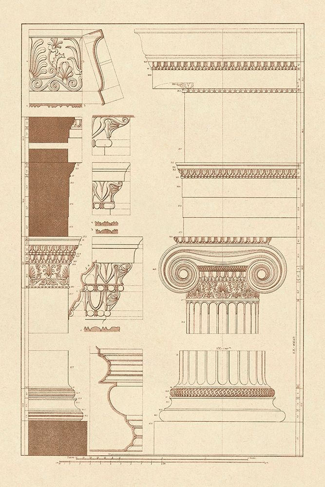 Details from the North Portico of the Erechtheum art print by J. Buhlmann for $57.95 CAD