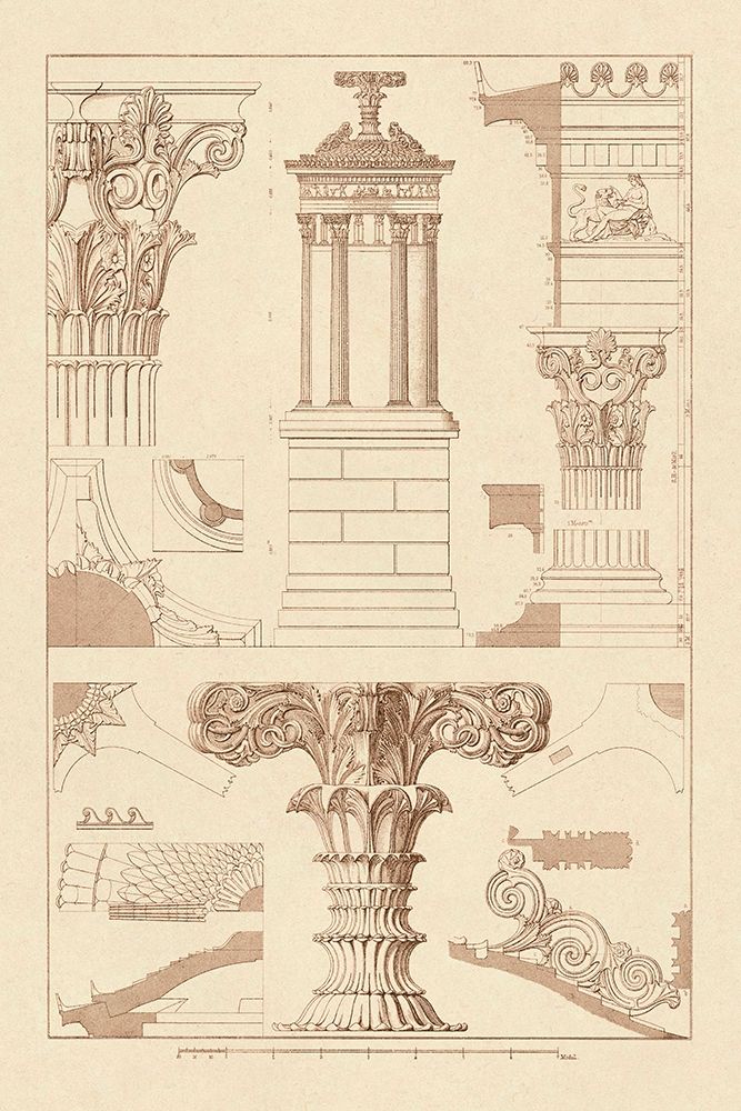 Monument of Lysicrates at Athens art print by J. Buhlmann for $57.95 CAD