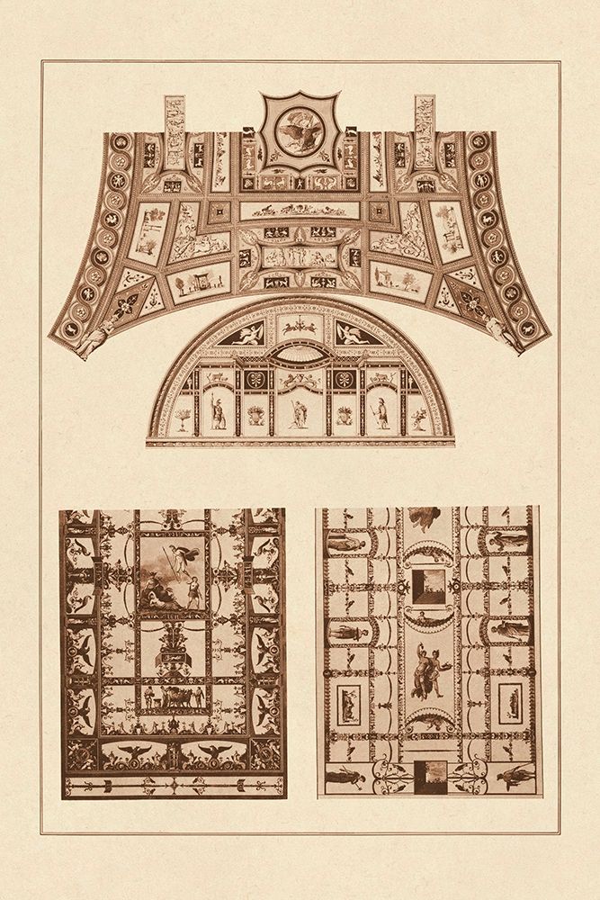 Decorative Painting in the Roman Vaults art print by J. Buhlmann for $57.95 CAD