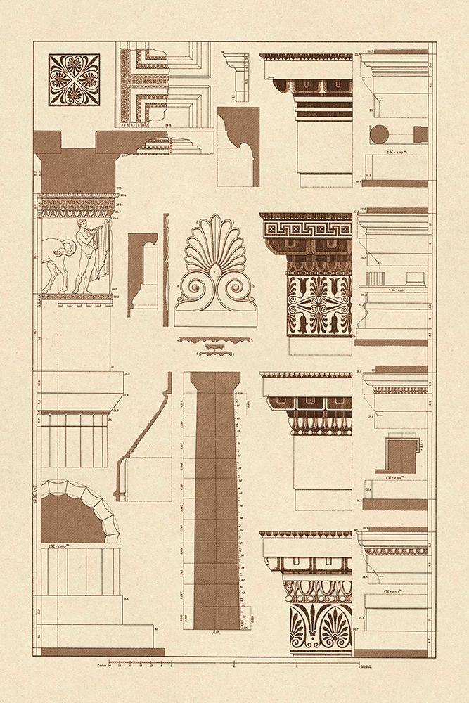 Details of the Parthenon at Athens art print by J. Buhlmann for $57.95 CAD
