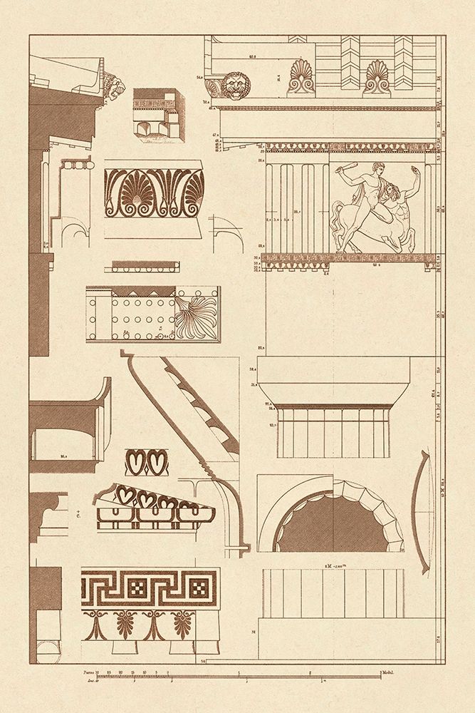 Details of Parthenon at Athens art print by J. Buhlmann for $57.95 CAD