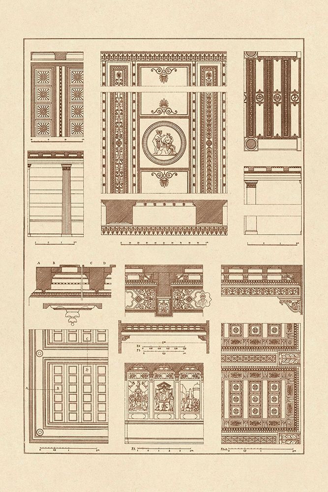 Ceilings with Visible Course of Beams art print by J. Buhlmann for $57.95 CAD