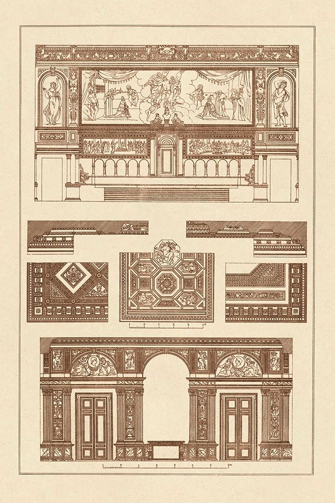 Decoration of Large Halls art print by J. Buhlmann for $57.95 CAD