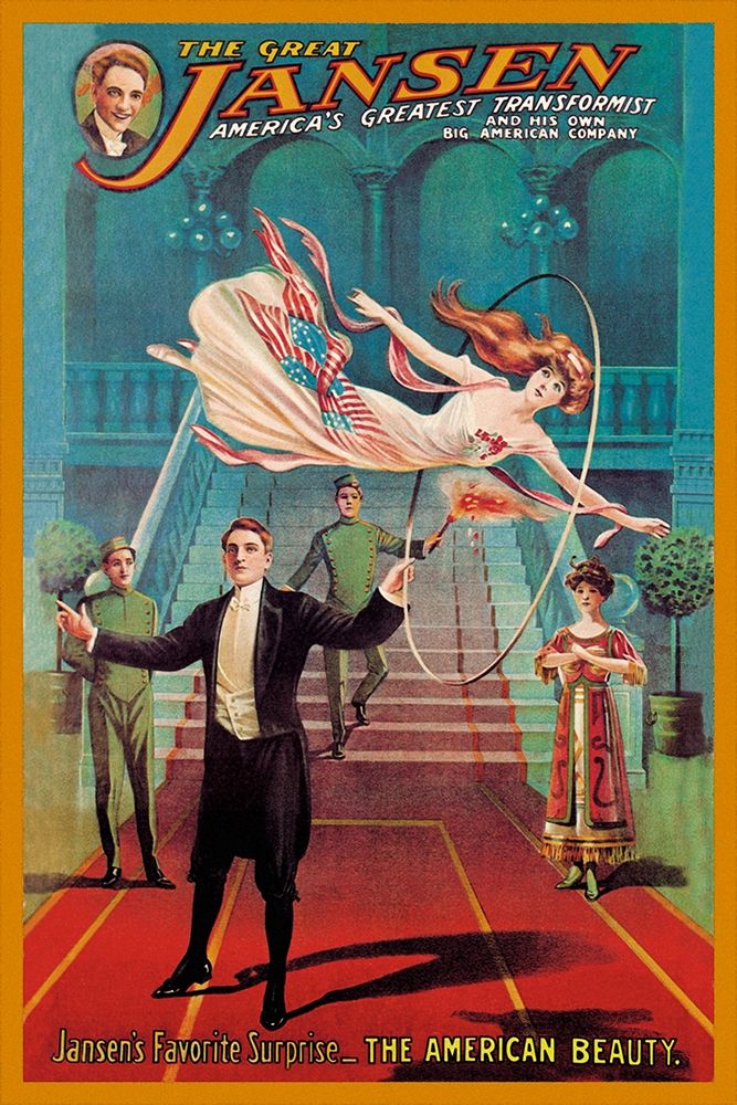 Magicians: Jansens Favorite Surprise: The American Beauty art print by American Show Printing for $57.95 CAD