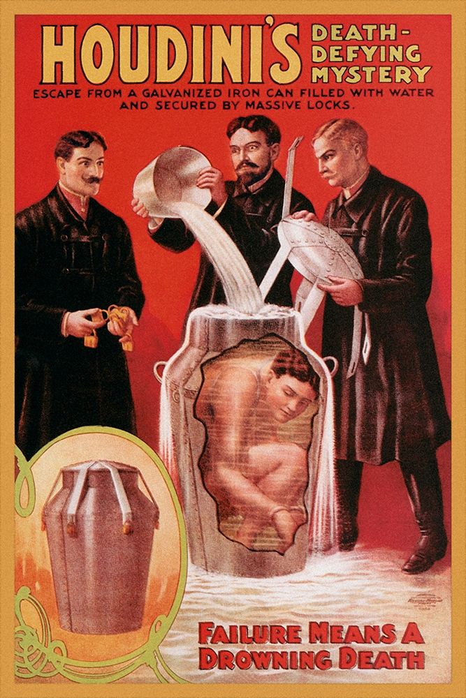 Magicians: Houdinis Death-Defying Mystery art print by Unknown for $57.95 CAD