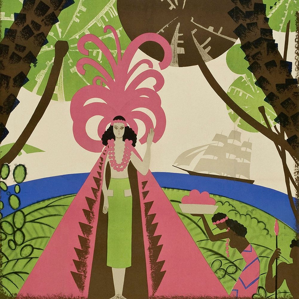 Vintage Film Posters: Bird of Paradise Loiseau de Paradis - Detail art print by Unknown for $57.95 CAD