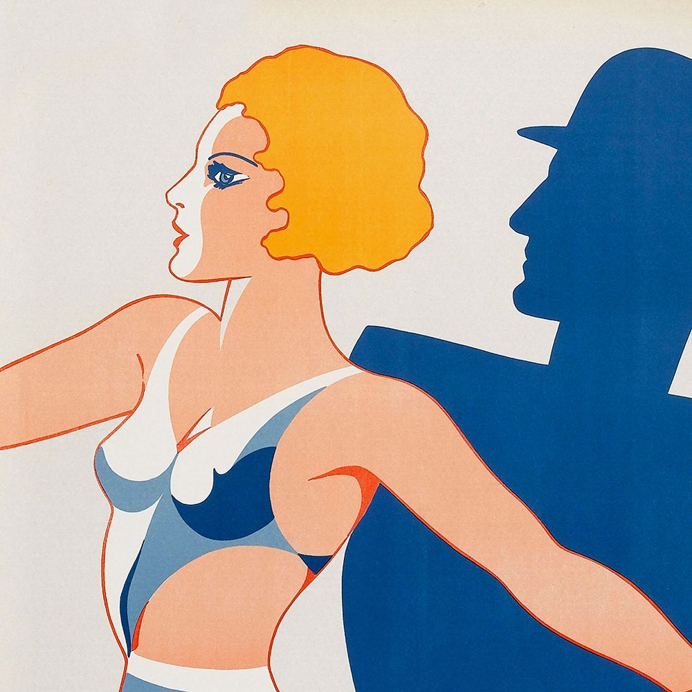 Vintage Film Posters: Tango Movies Tangoflickan - Detail art print by Unknown for $57.95 CAD