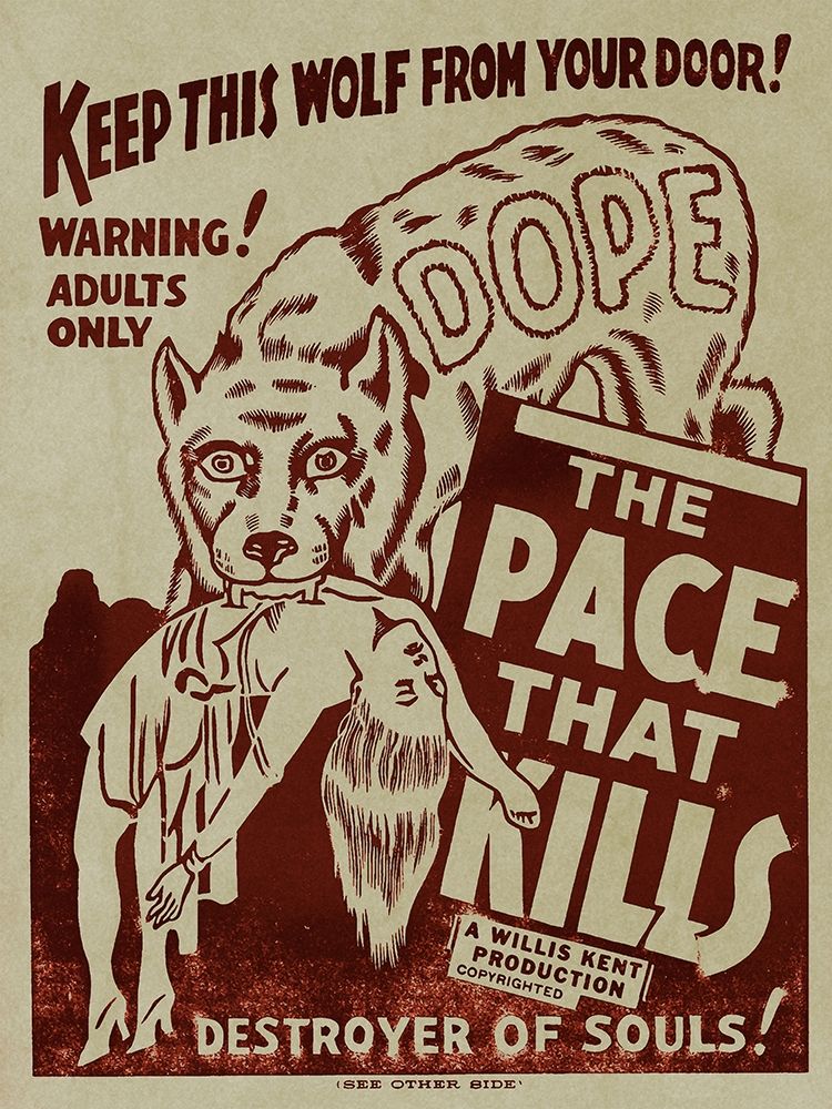Vintage Vices: Dope: The Pace That Kills art print by Vintage Vices for $57.95 CAD