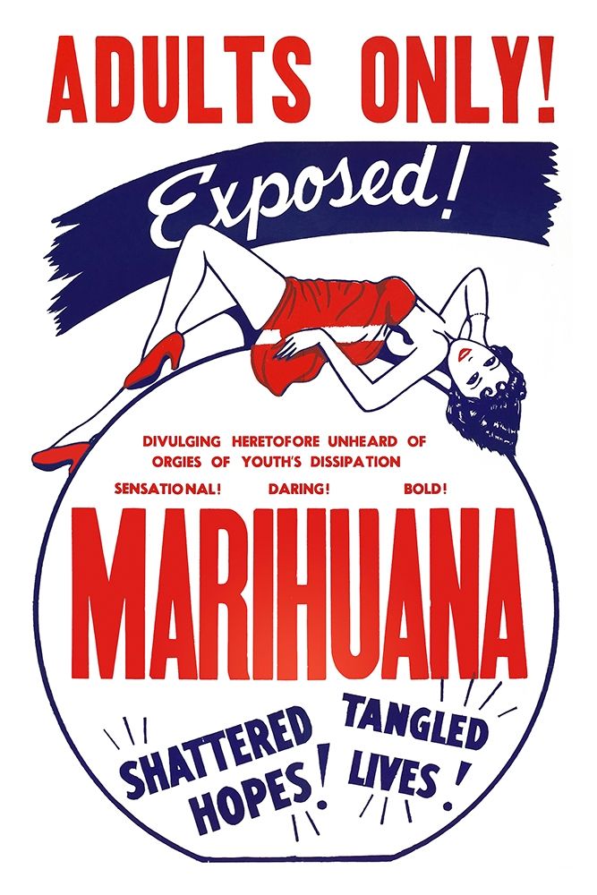 Vintage Vices: Adults Only! Marihuana art print by Vintage Vices for $57.95 CAD