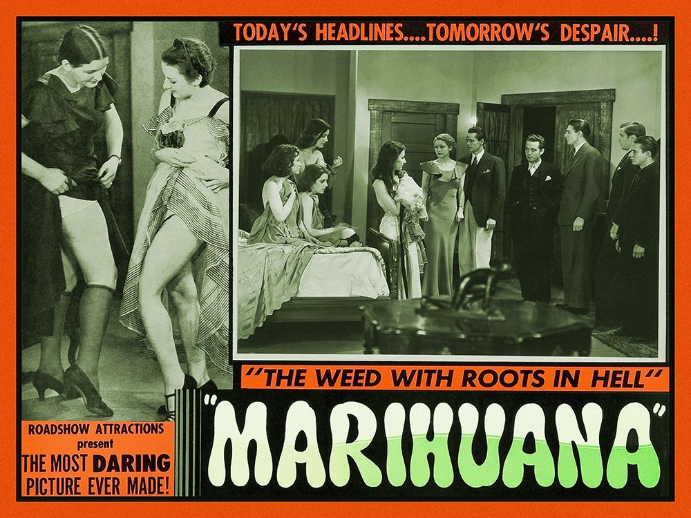 Vintage Vices: Marihuana: The Weed With Roots in Hell art print by Vintage Vices for $57.95 CAD