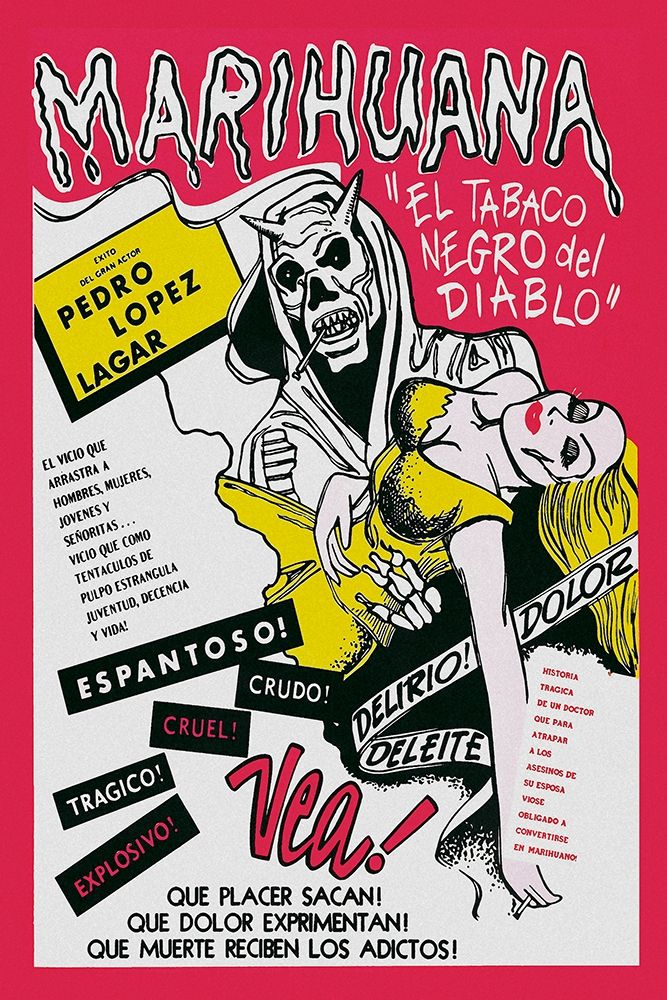 Vintage Vices: Marihuana Story - Spanish art print by Vintage Vices for $57.95 CAD