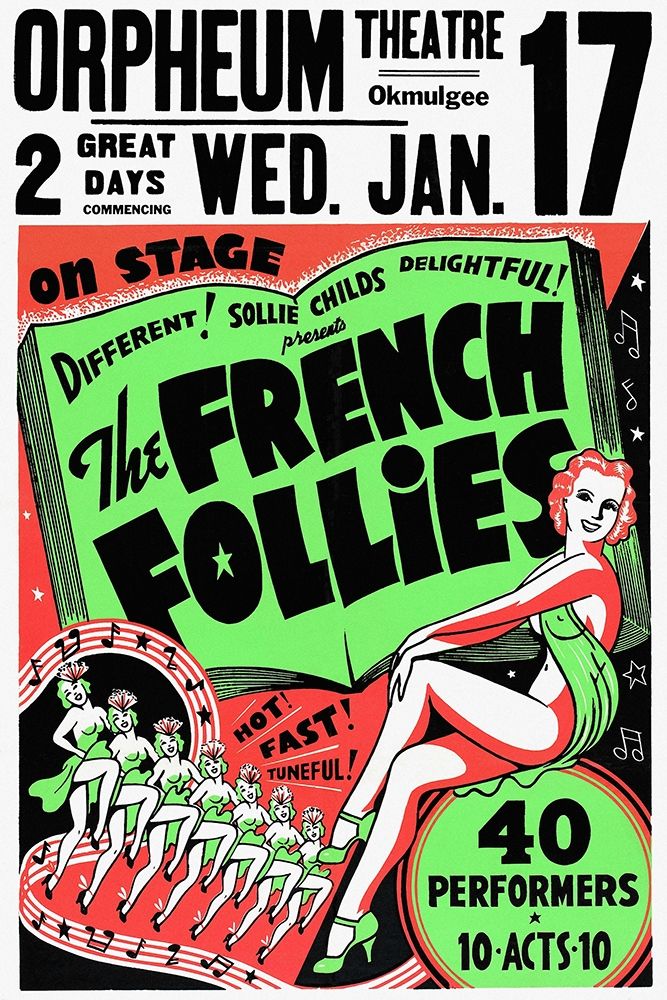 Vintage Vices: French Follies art print by Vintage Vices for $57.95 CAD