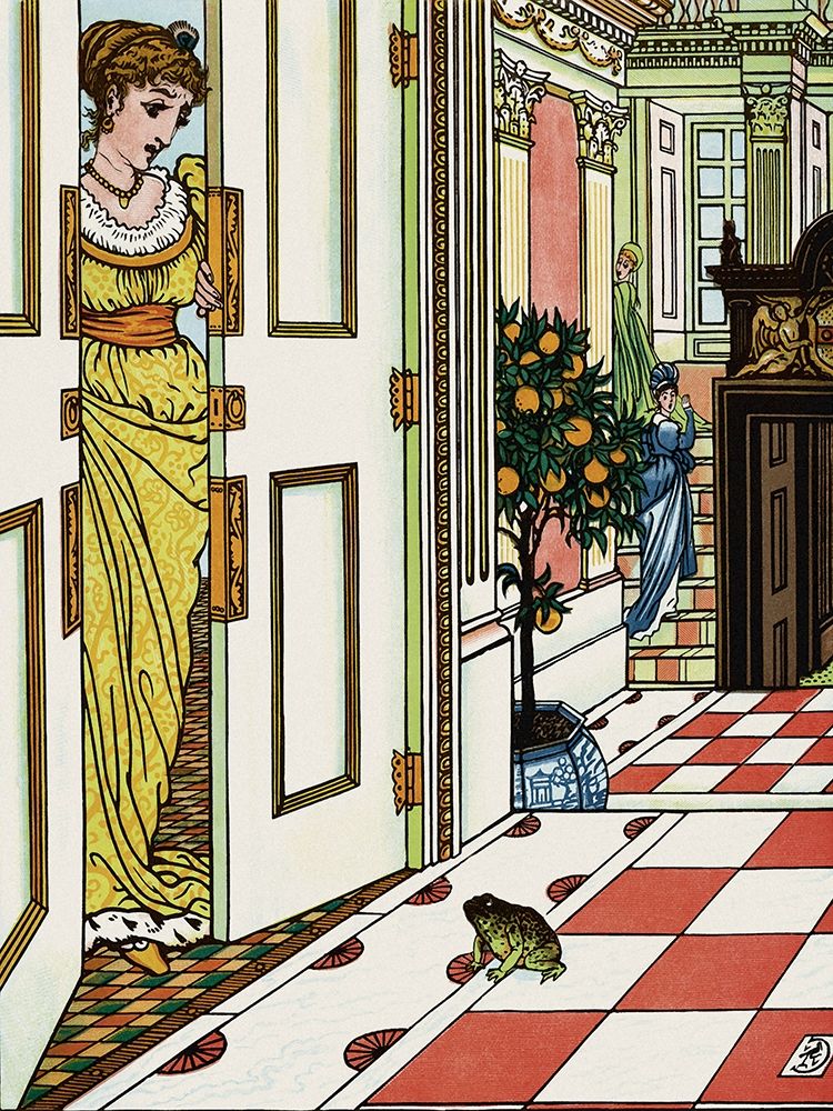 Frog Prince - Greeting the Frog art print by Walter Crane for $57.95 CAD