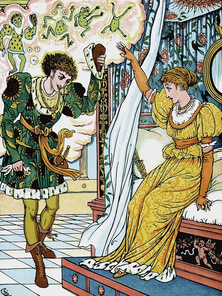 Frog Prince - The Transformation art print by Walter Crane for $57.95 CAD