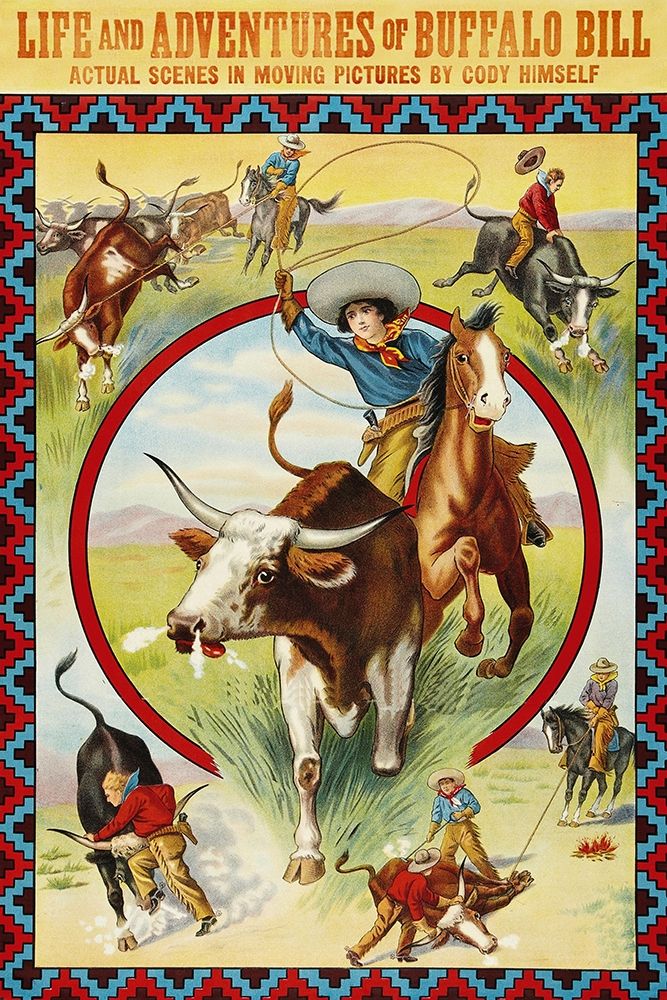 Vintage Westerns: Life and Adventures of Buffalo Bill art print by Unknown for $57.95 CAD