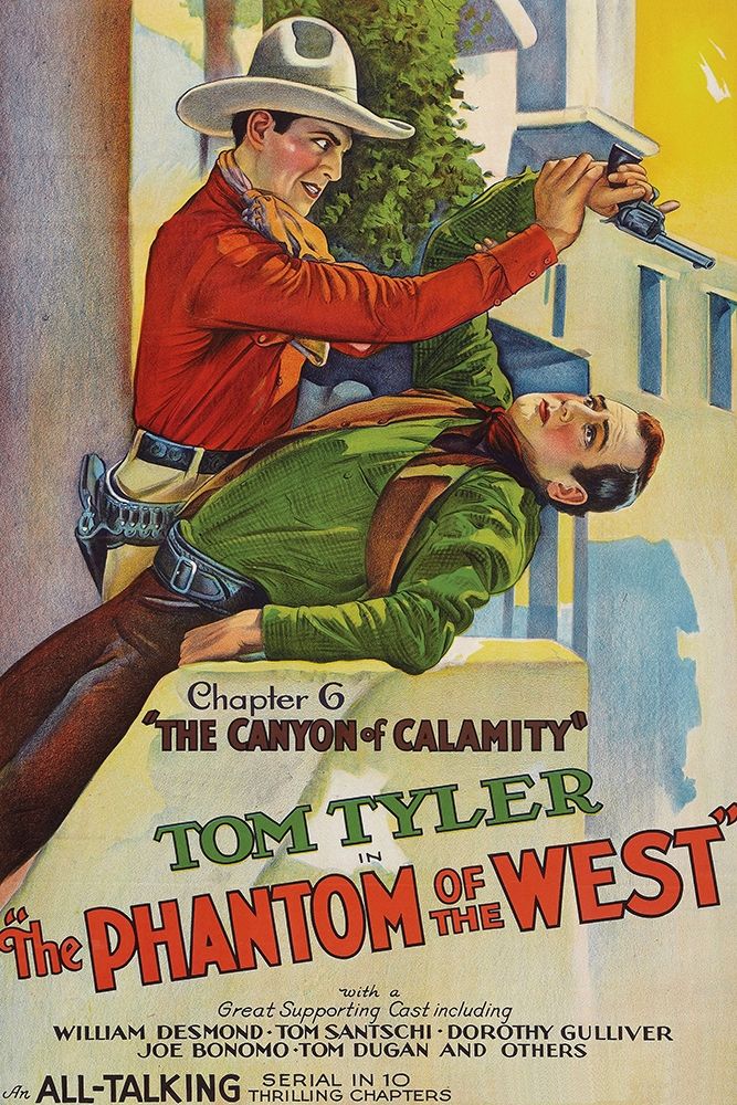 Vintage Westerns: Phantom of the West -  Canyon of Calamity art print by Unknown for $57.95 CAD
