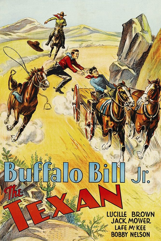 Vintage Westerns: Texan art print by Unknown for $57.95 CAD