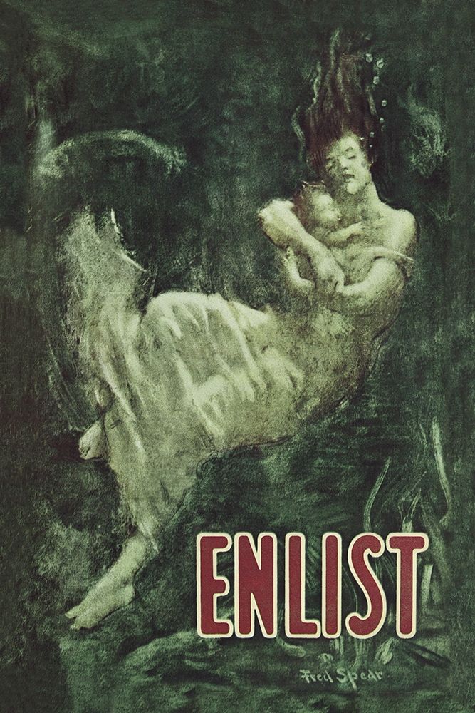 WWI: Enlist (Sinking Lusitania Victim) art print by Fred Spear for $57.95 CAD