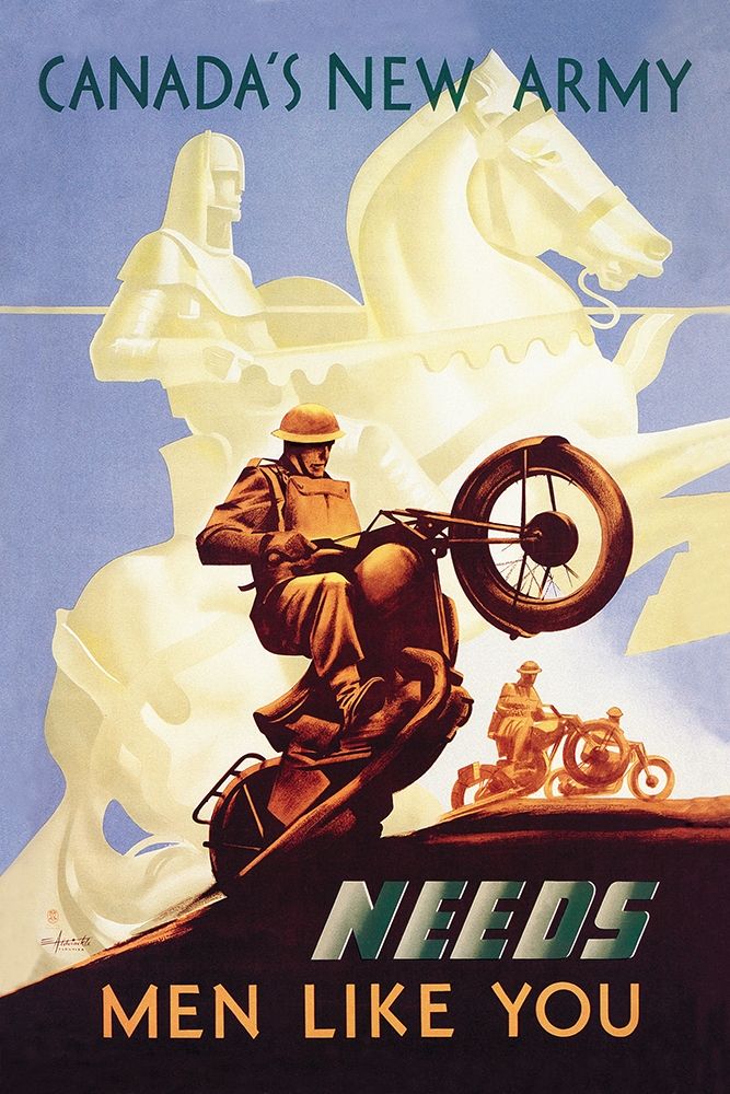 WWI: Canadas New Army: Men Like You art print by Eric Aldwinkle for $57.95 CAD