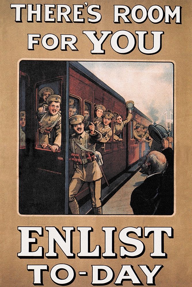 WWI: Theres Room for You: Enlist Today art print by W.A. Fry for $57.95 CAD
