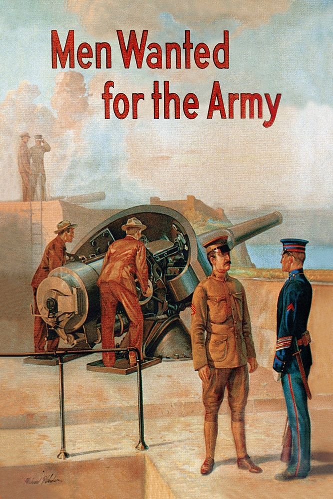 WWI: Men Wanted for the Army art print by Michael P. Whalen for $57.95 CAD