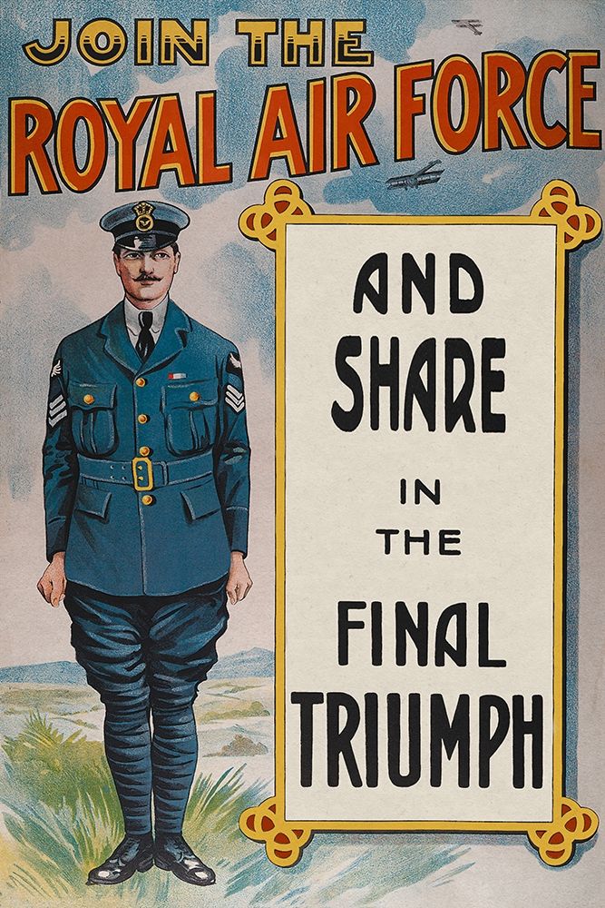 WWI: Join the Royal Air Force art print by Unknown for $57.95 CAD