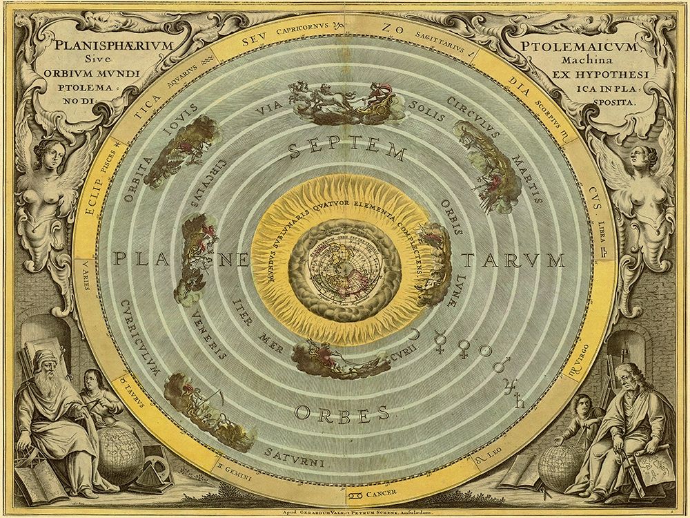 Maps of the Heavens: Planisphaerium Ptolemaicum art print by Andreas Cellarius for $57.95 CAD