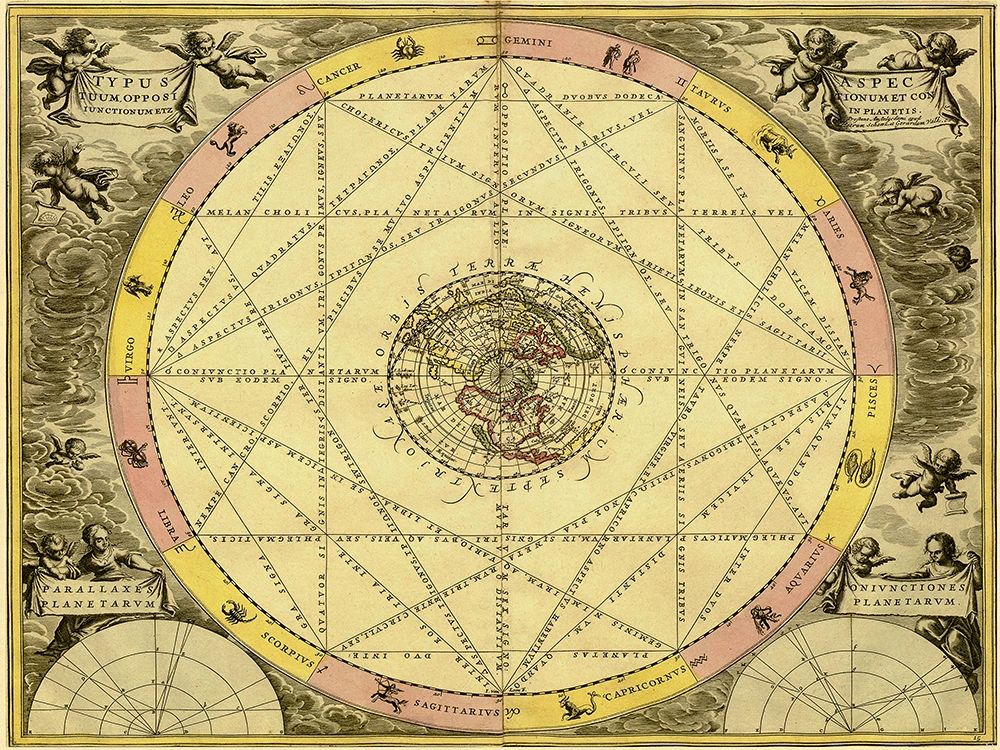 Maps of the Heavens: Typhus Aspec art print by Andreas Cellarius for $57.95 CAD