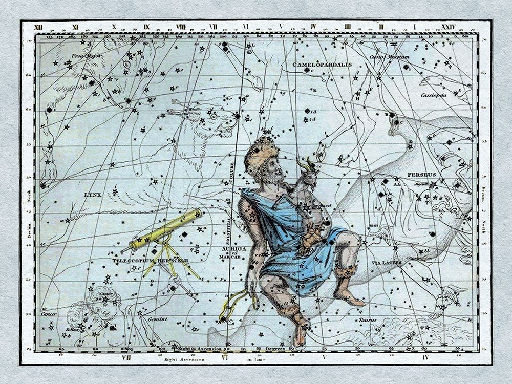 Maps of the Heavens: Auriga the Charioteer art print by Alexander Jamieson for $57.95 CAD