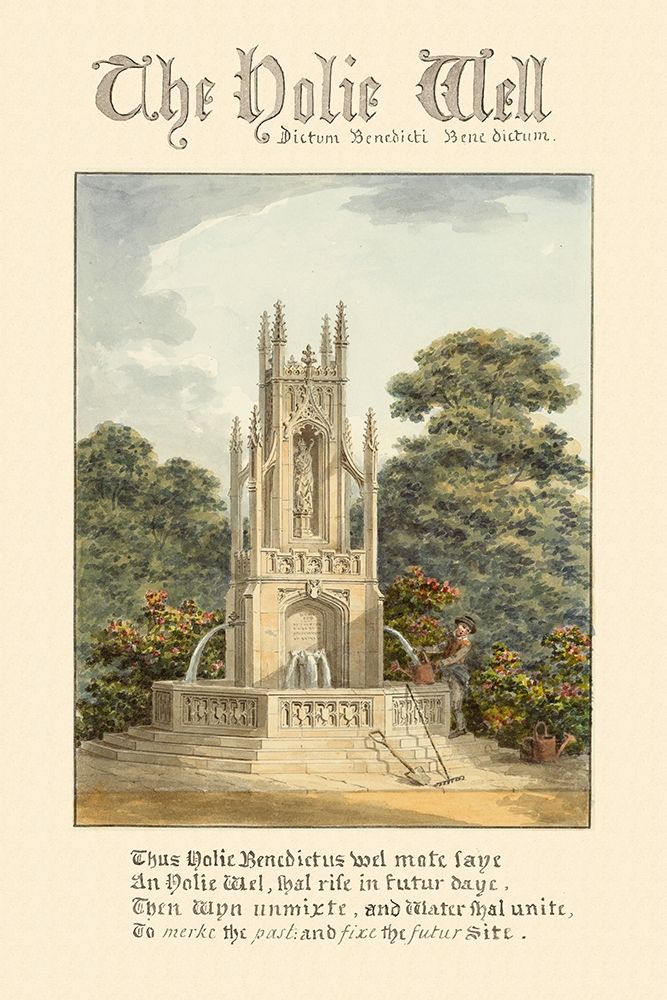 The Holie Well, 1813 art print by Humphry Repton for $57.95 CAD