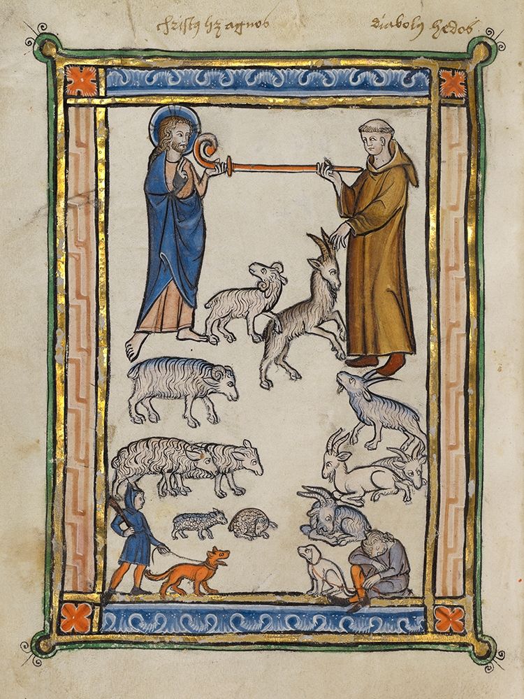 Bestiary of Hugo de Fouilloy art print by French 13th Century for $57.95 CAD