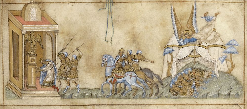 The Death of Sennacherib art print by Italian 14th Century for $57.95 CAD