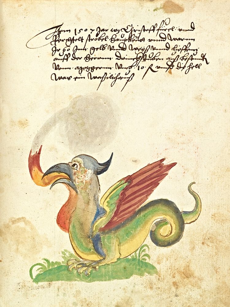 Civic festival of the Nuremberg Schembartlauf - Dragon Float art print by German 16th Century for $57.95 CAD