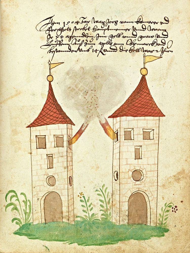 Civic festival of the Nuremberg Schembartlauf - Towers art print by German 16th Century for $57.95 CAD