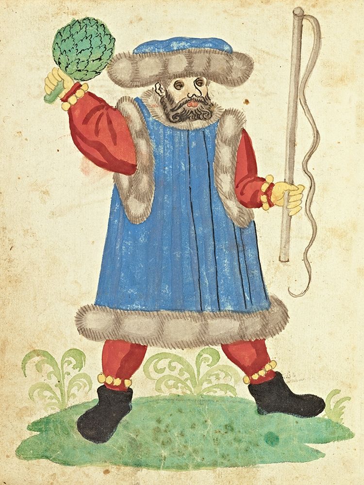 Civic festival of the Nuremberg Schembartlauf - Blue Costume art print by German 16th Century for $57.95 CAD