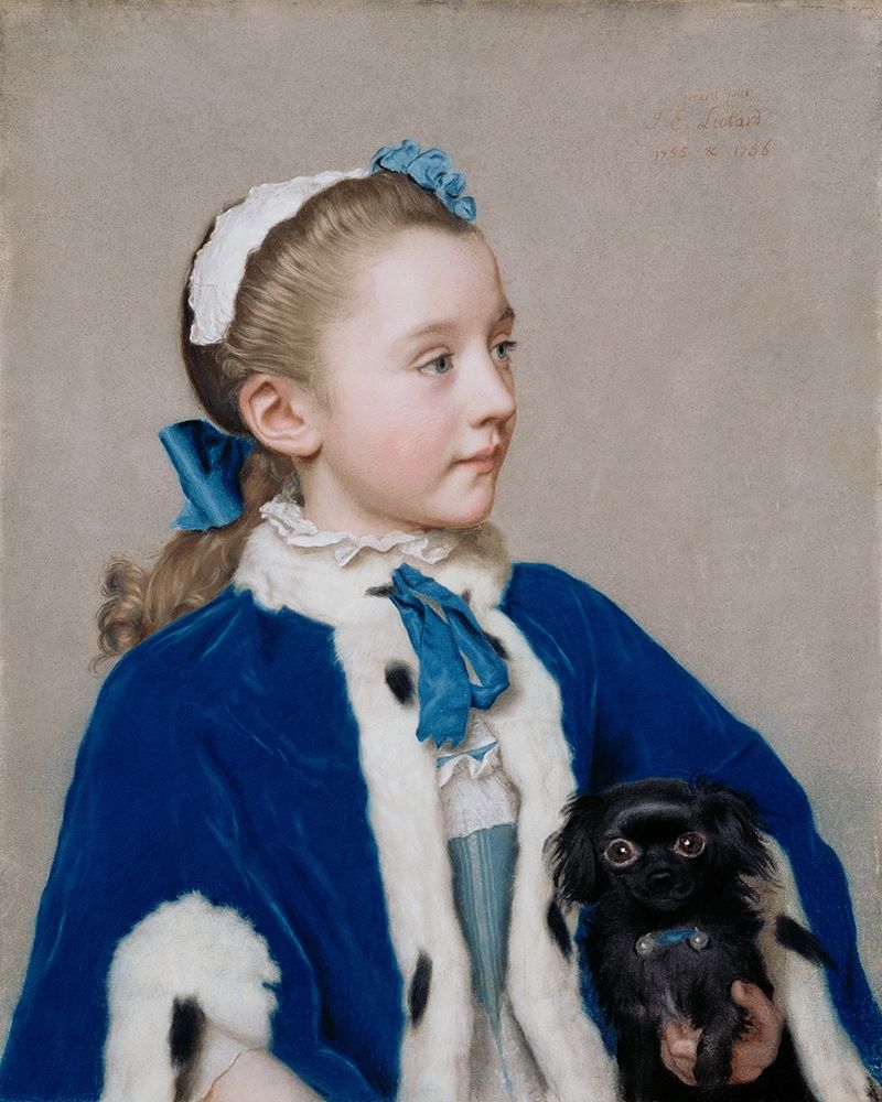 Portrait of Maria Frederike van Reede-Athlone at Seven Years of Age art print by Jean-Étienne Liotard for $57.95 CAD