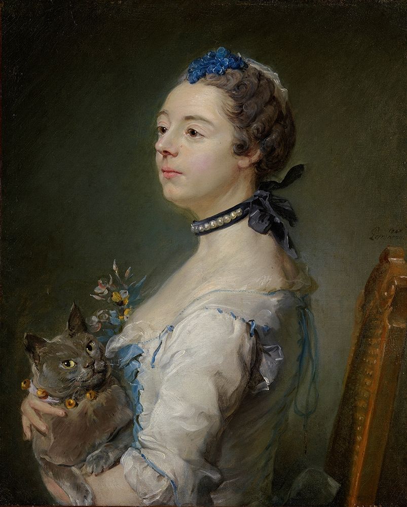 Magdaleine Pinceloup de la Grange, nee de Parseval art print by Jean-Baptiste Perronneau for $57.95 CAD