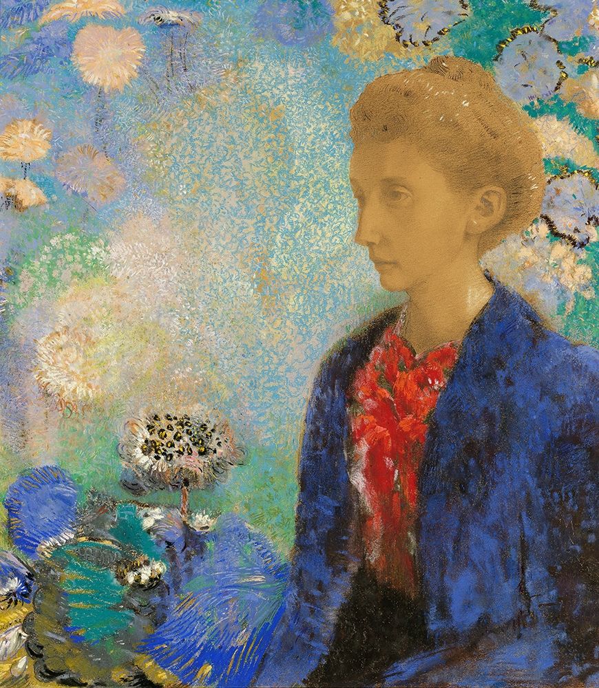 Baronne de Domecy art print by Odilon Redon for $57.95 CAD