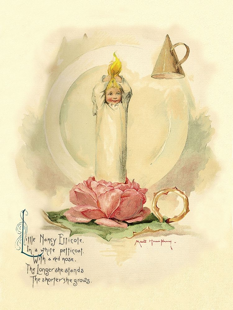 Nursery Rhymes: Little Nancy Etticote art print by Maud Humphrey for $57.95 CAD