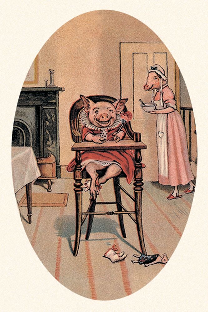 Pigs and Pork: Baby Pig art print by Advertisement for $57.95 CAD