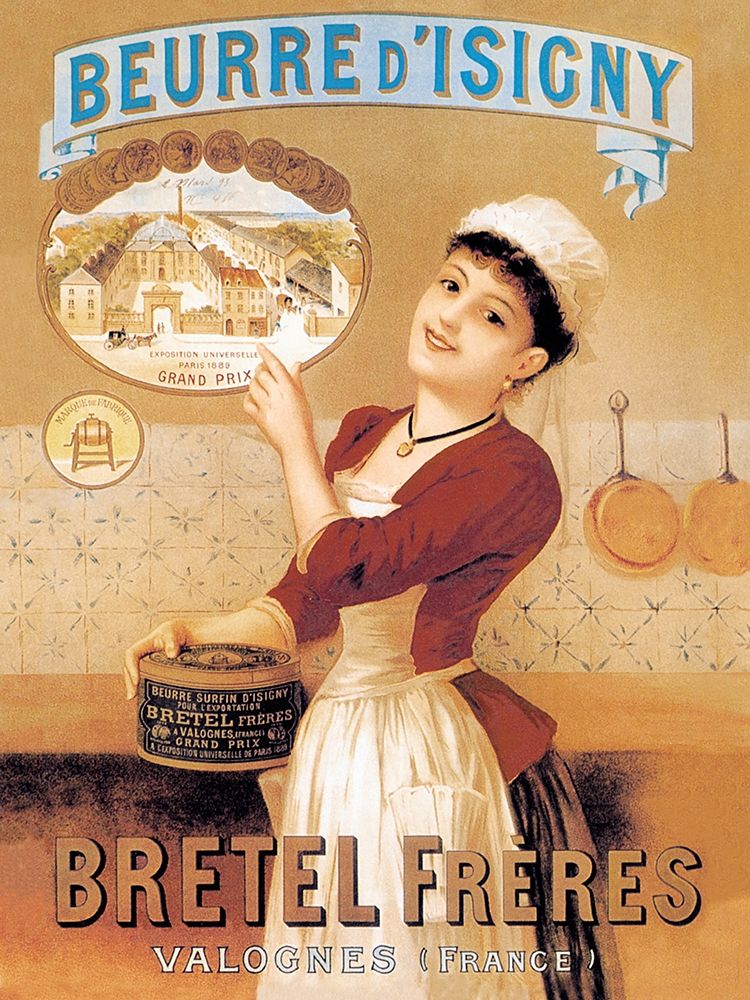 Cooks: Beurre dIsigny art print by Advertisement for $57.95 CAD