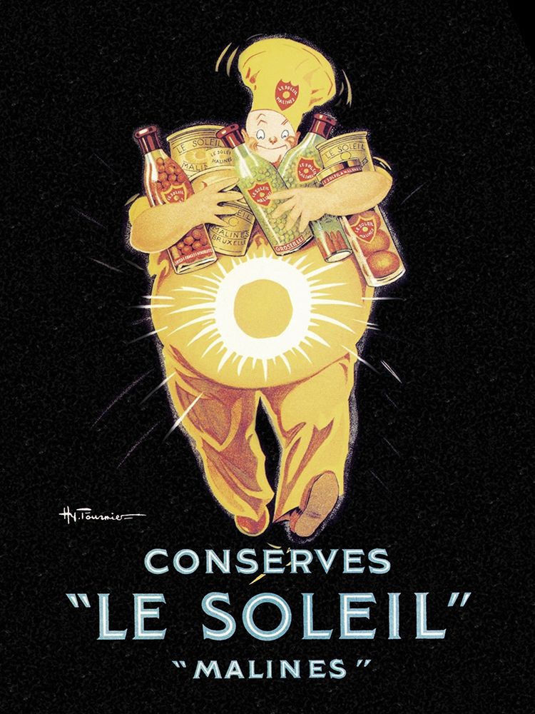 Cooks: Le Soleil art print by Hy Fournier for $57.95 CAD