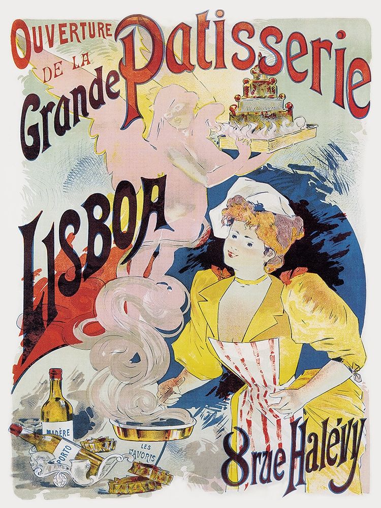 Cooks: Grande Patisserie Lisboa art print by Charles Gesmar for $57.95 CAD
