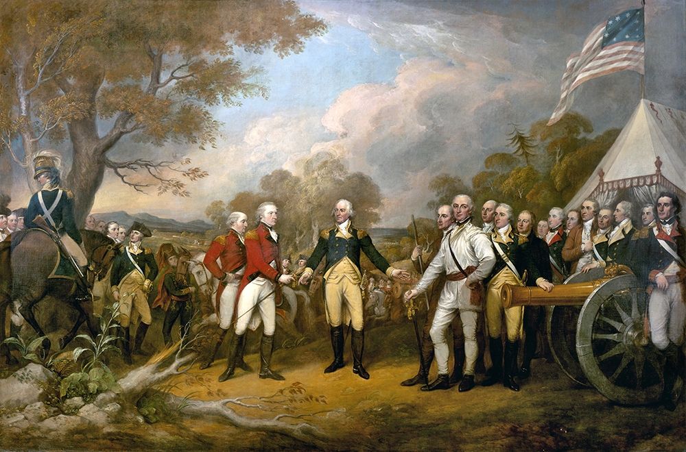 Surrender of General Burgoyne art print by John Trumbull for $57.95 CAD