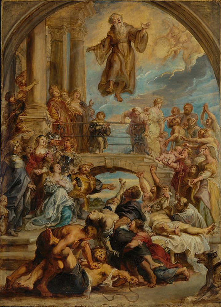 The Miracles of Saint Francis of Paola 1627 art print by Peter Paul Rubens for $57.95 CAD